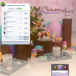 Crimson & clover' ICE CREAM DELIVERY PT-BR