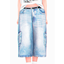 🔥 Hot y2k Denim Bermuda (with Belt)🔥 logo
