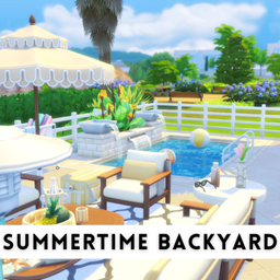 Summertime Backyard