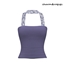 [charon&roqiqi]Lace halterneck top logo