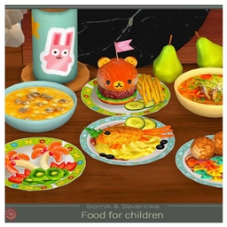 🍽️✨ Kids' Meals (Set 2) by: Somik & Severinka — Spanish Translation ES 💚👧🧒