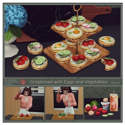🍽️Crispy Bread with Egg, Vegetables, and Cottage Cheese by Somik Severinka – Spanish Translation 🇪🇸