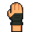 Cursor Dark Green mittens logo