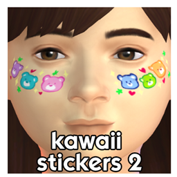 Kawaii facepaint two logo