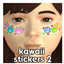 Kawaii facepaint two logo