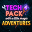 Techpack with a little magic: Adventures logo