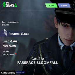 LADS: Caleb ( 夏以昼 )  Farspace Bloomfall Main Menu Override