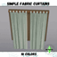 Simple Fabric Curtains