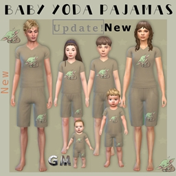 Baby Yoda family pajamas NEW!