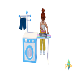 Toddler Ironing Board Playset por TheGoldSim / Translated to Spanish by dokimtz