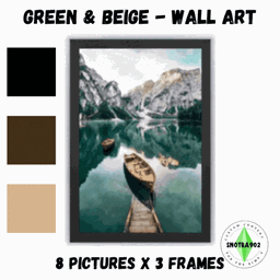 Green & Beige : Wall Art project image