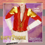 Boy's Shoulder Armor Embroidered Doublet Pendant Open Shirt logo
