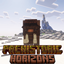 Prehistoric horizons - dinosaur world logo