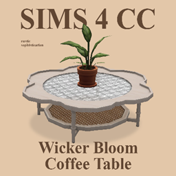 Wicker Bloom Coffee Table logo