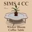 Wicker Bloom Coffee Table logo