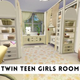 Twin Teen Girls Room