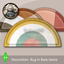 HQ Minimalist Half Circle Dance Rug #1 Samtuse963 logo