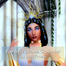 Vampiric Beams Crown Set project image