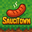SauciTown V2 logo
