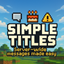 Simple Titles logo