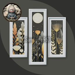 FKG Triptych of Abstract Flower #1 Samtuse963 project avatar