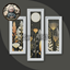 FKG Triptych of Abstract Flower #1 Samtuse963 logo