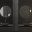 Ultra Modern Black bathroom logo