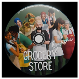🛒 Supermarket with Animated Characters — by Chérisi (Spanish translation ES) logo
