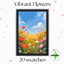 Vibrant flowers logo