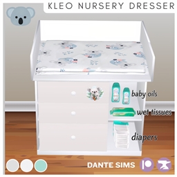 Kleo nursery dresser - set