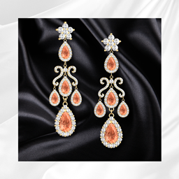Rose Eclat Diamond Earrings v2