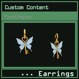 fairy key earrings by fayethegray logo