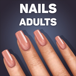 Long Square Shiny Nails