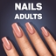 Long Square Shiny Nails logo