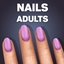 Short Almond Matte Nails logo
