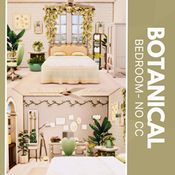 Botanical Bedroom - no CC