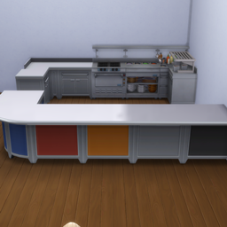 Corporate Chic Counter Island missing swatches logo