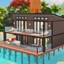 Modern Beach Vacation House logo