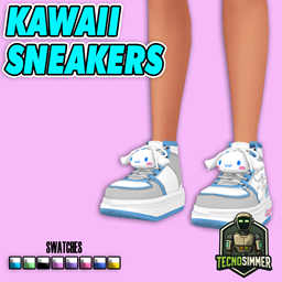 Kawaii sneakers by TecnoSimmer
