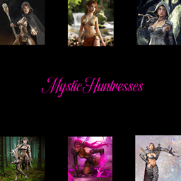 Mystic Huntresses Painting logo
