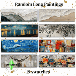 Random Long Paintings