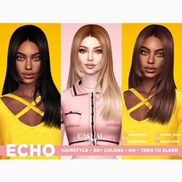 CasualSims - Echo Hairstyle Right (No Bangs) project image