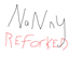 NaNny Reforked logo