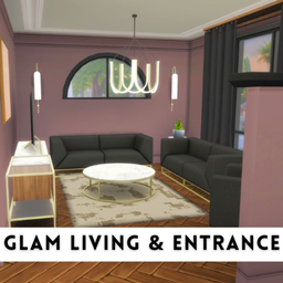 Glam Living & Entrance