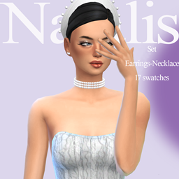 Necklace & earrings set N05ⁿᵃᵗᵃˡⁱˢ logo