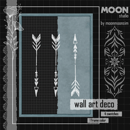 Blue Arrow wall art