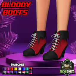 Bloody boots by TecnoSimmer logo