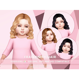 SONYASIMS - FRATERNITY HAIR TODDLERS project image
