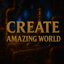 Create:Amazing world logo