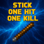 Stick One hit one kill | EL SANDO logo
